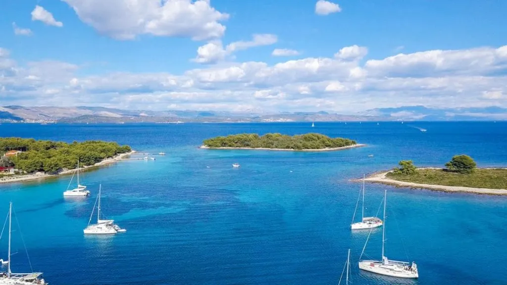 Boats on the sunny coast