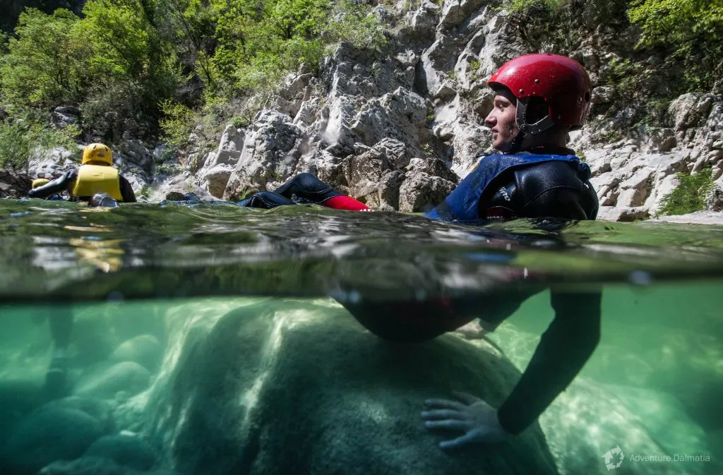 Cetina river canyoning