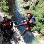 Extreme canyoning cetina