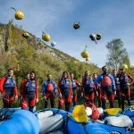 Hilltop group in life jackets