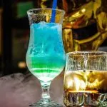 Liquido in bicchieri