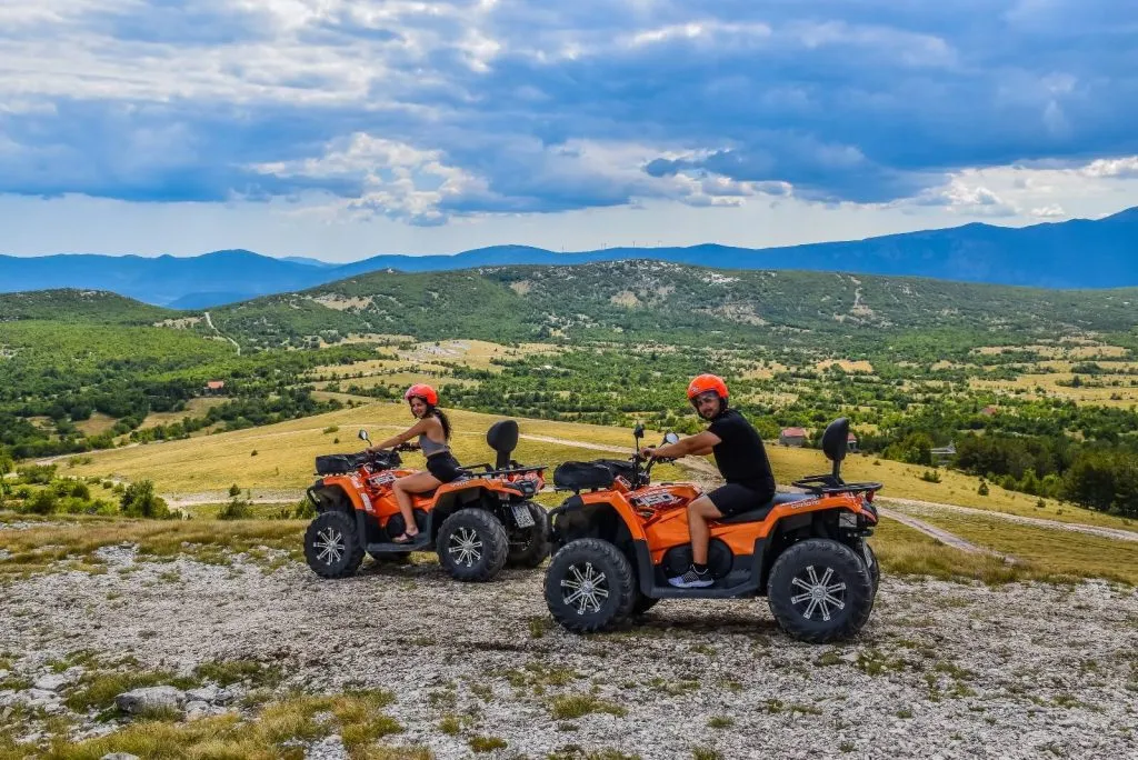 Bergquad-Tour geteilt