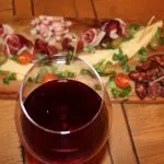 Plate of delicious croatian cuisine