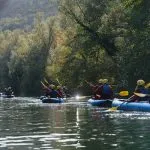 River kayaking in split