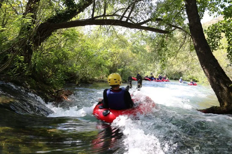 River tubing cetina