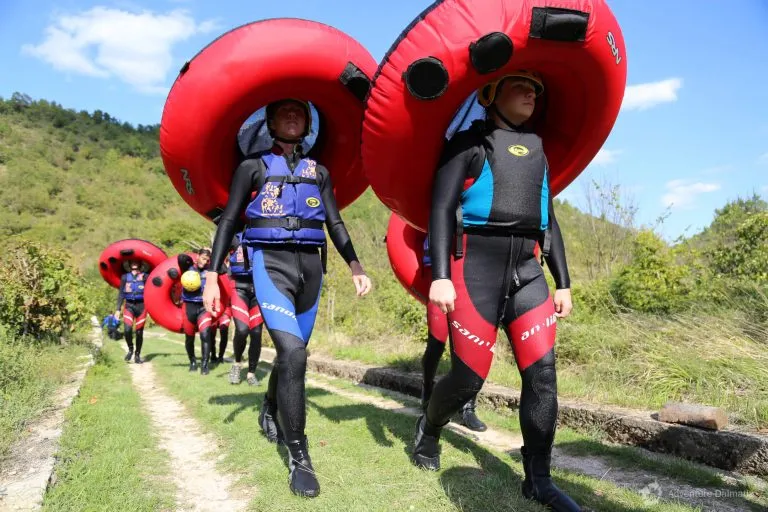 River tubing in cetina