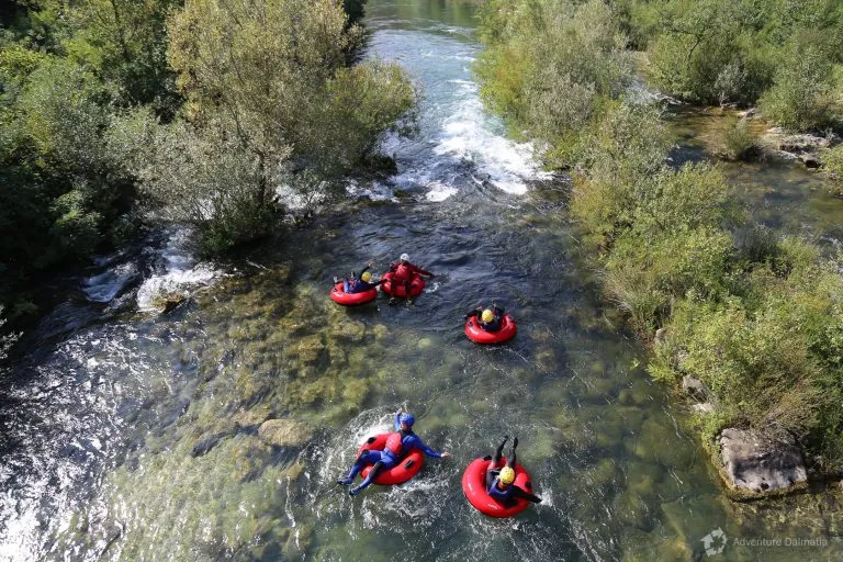 River tubing split