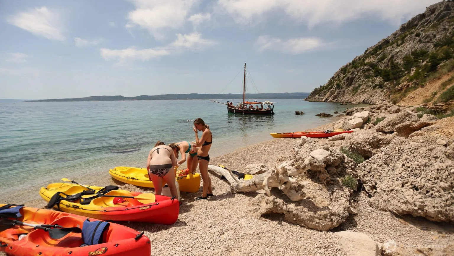 Sea kayaking in Croatia