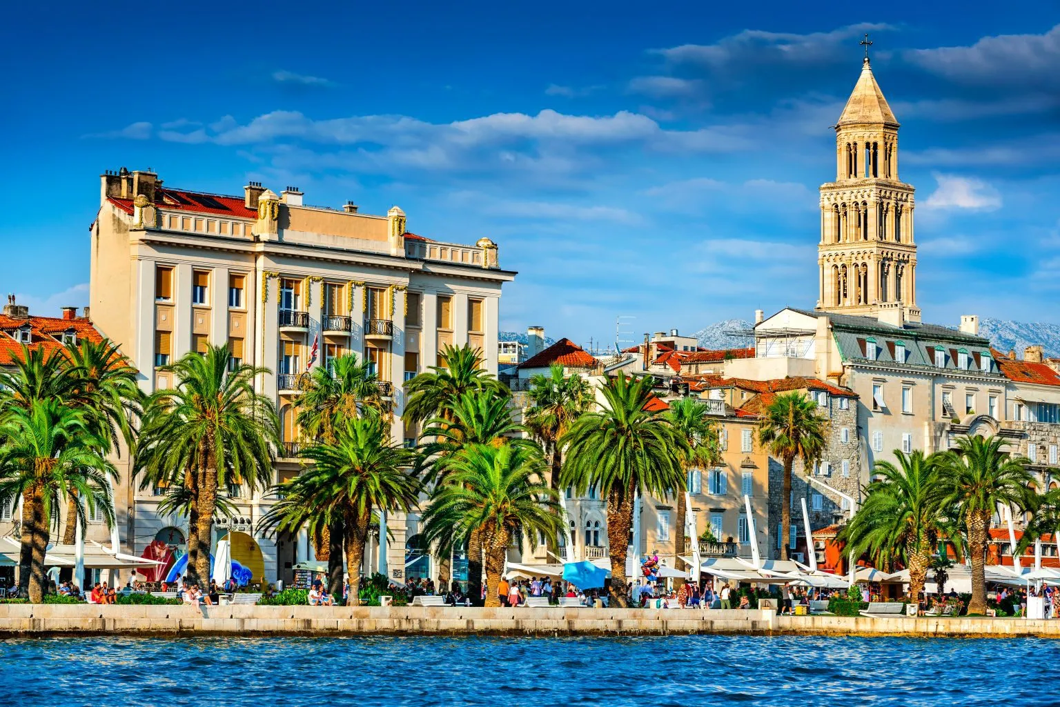 The Split riviera and harbour