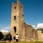 Stone tower in sunny split