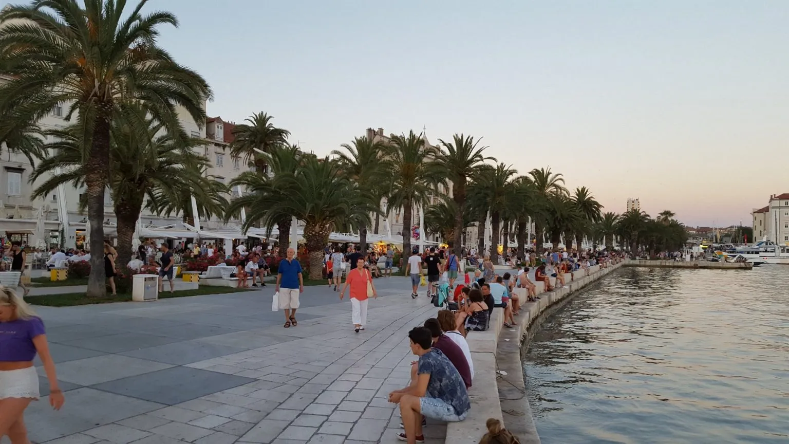 A stroll along the waterfront in Split