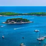 Sunny island hopping in croatia