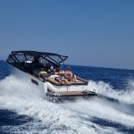 Privates Speedboot für einen JGA-Bootsausflug ab Split