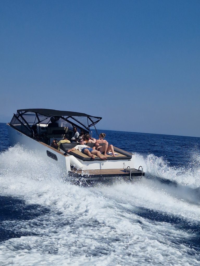 Private speedboat for a stag group boat trip from Split