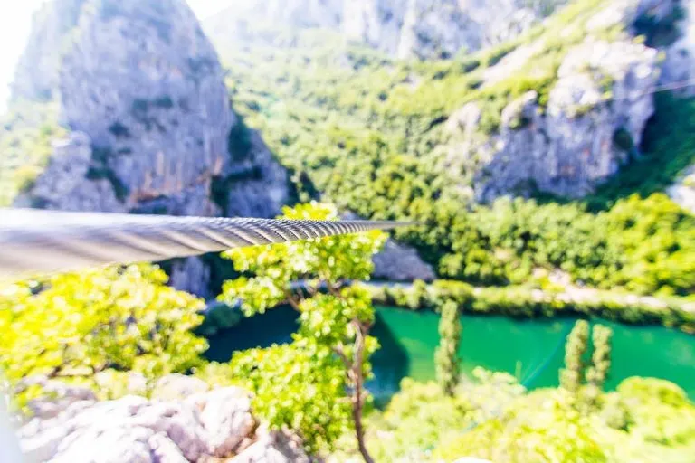 Zipline cetina