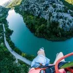 Zipline-Aussichten geteilt